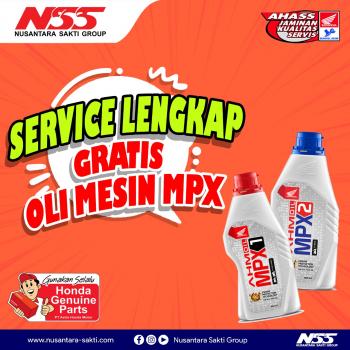 Promo Servis, Ahass NSS Pringsewu Beri Oli Gratis